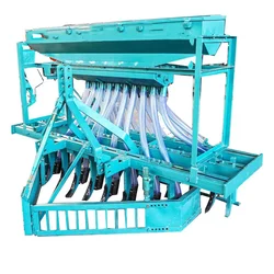 19 Tyne Garlic Seed and Fertilizer Planter with Soil Leveler for Tractor